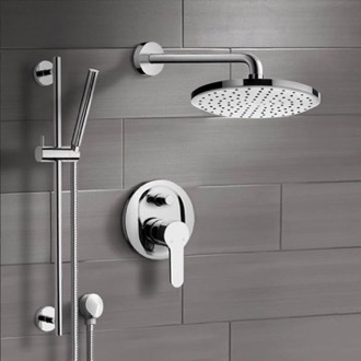 Shower Faucet Rain Shower System with Handheld, Rain Shower Head, Shower Faucet Set Remer SFR21